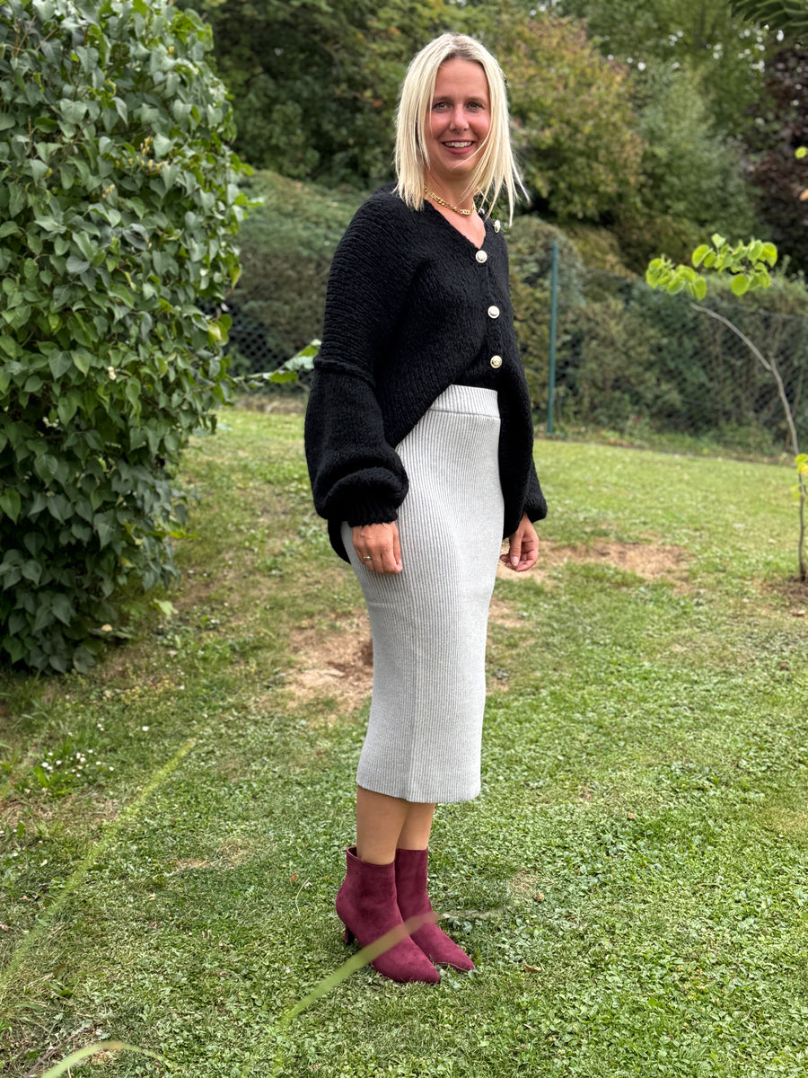 Cardigan mit dicken Knöpfen