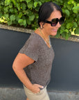 Glitzer Shirt Gr. XS-L