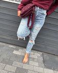 Jeans destroyed