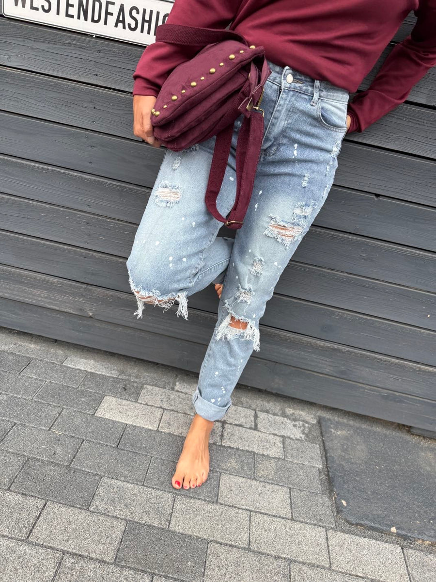 Jeans destroyed