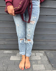 Jeans destroyed