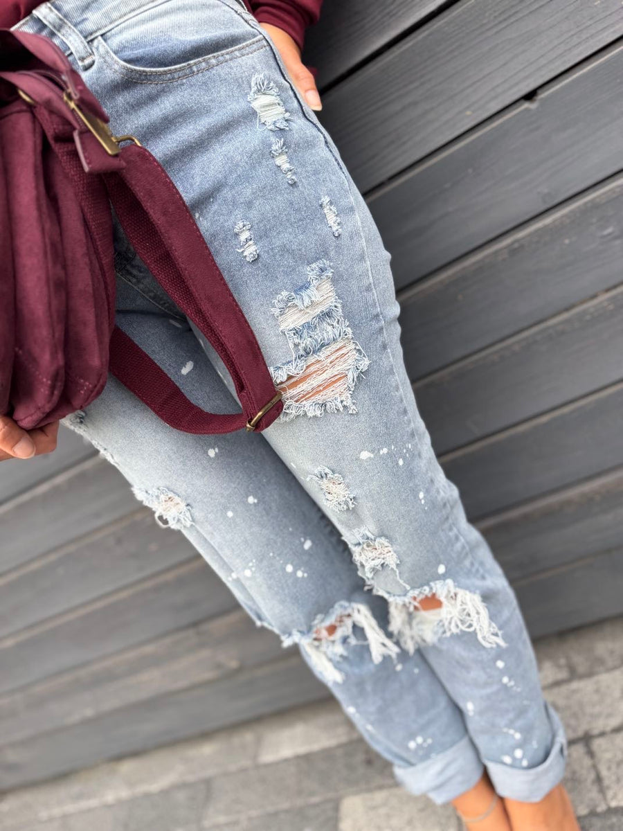 Jeans destroyed