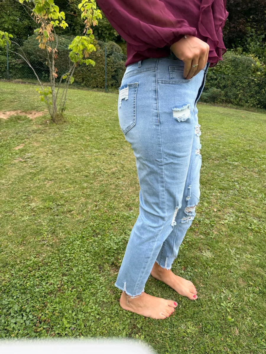 Jeans destroyed