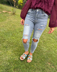 Jeans destroyed