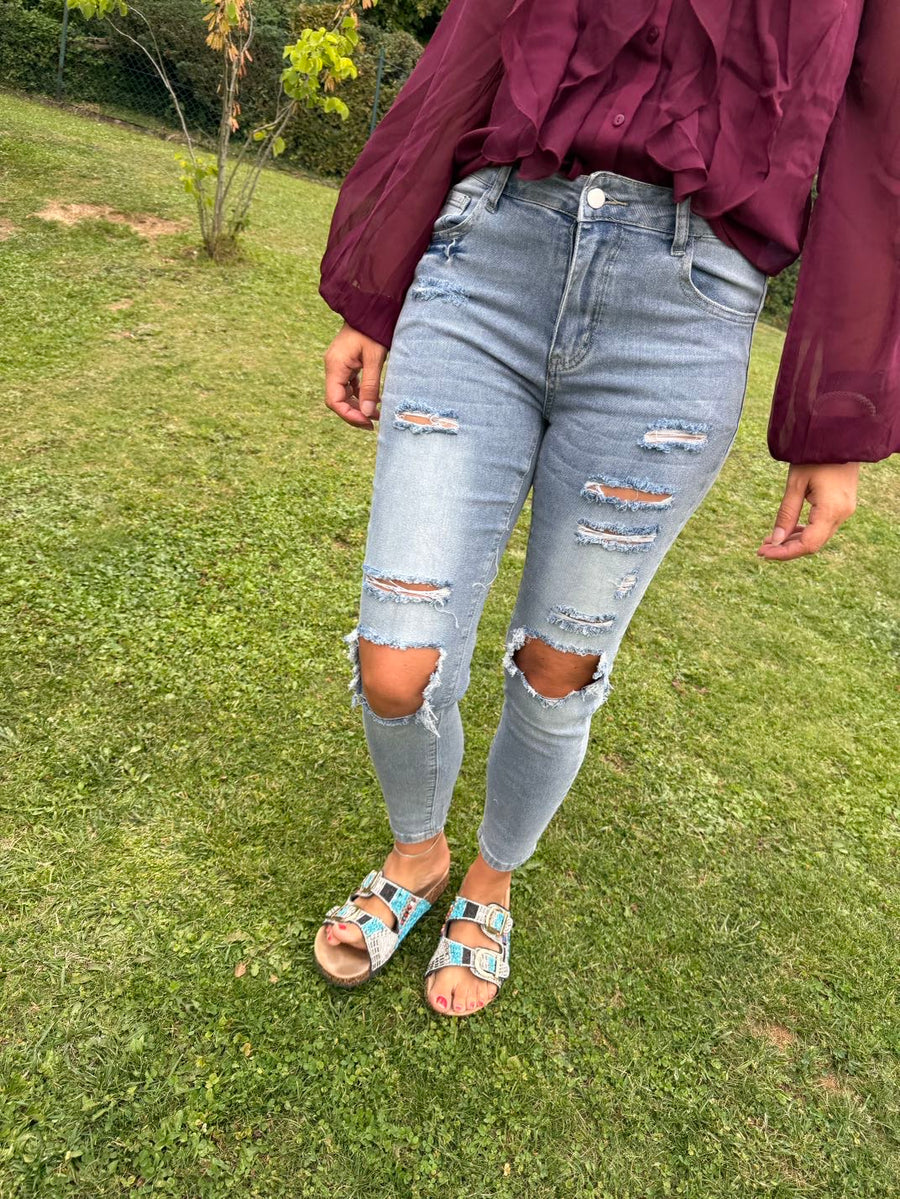 Jeans destroyed