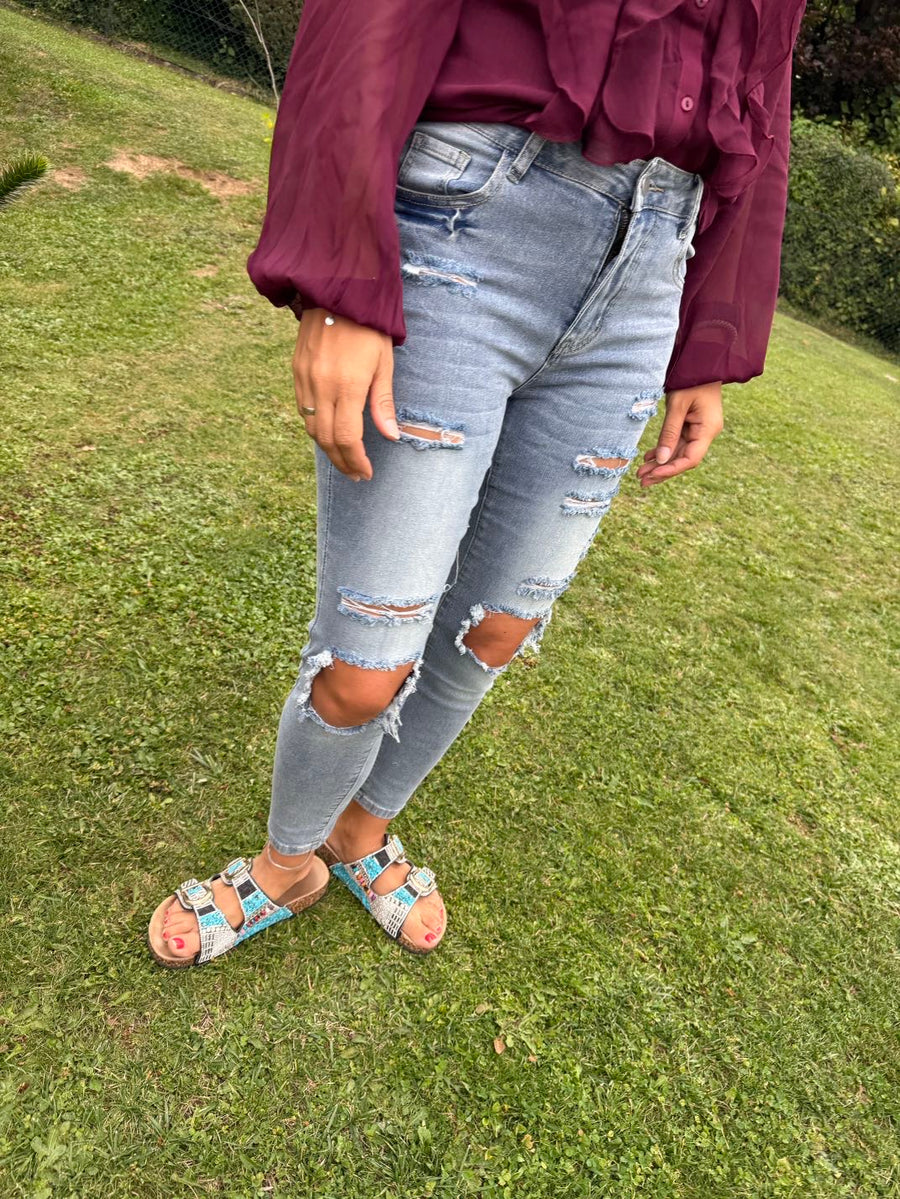 Jeans destroyed