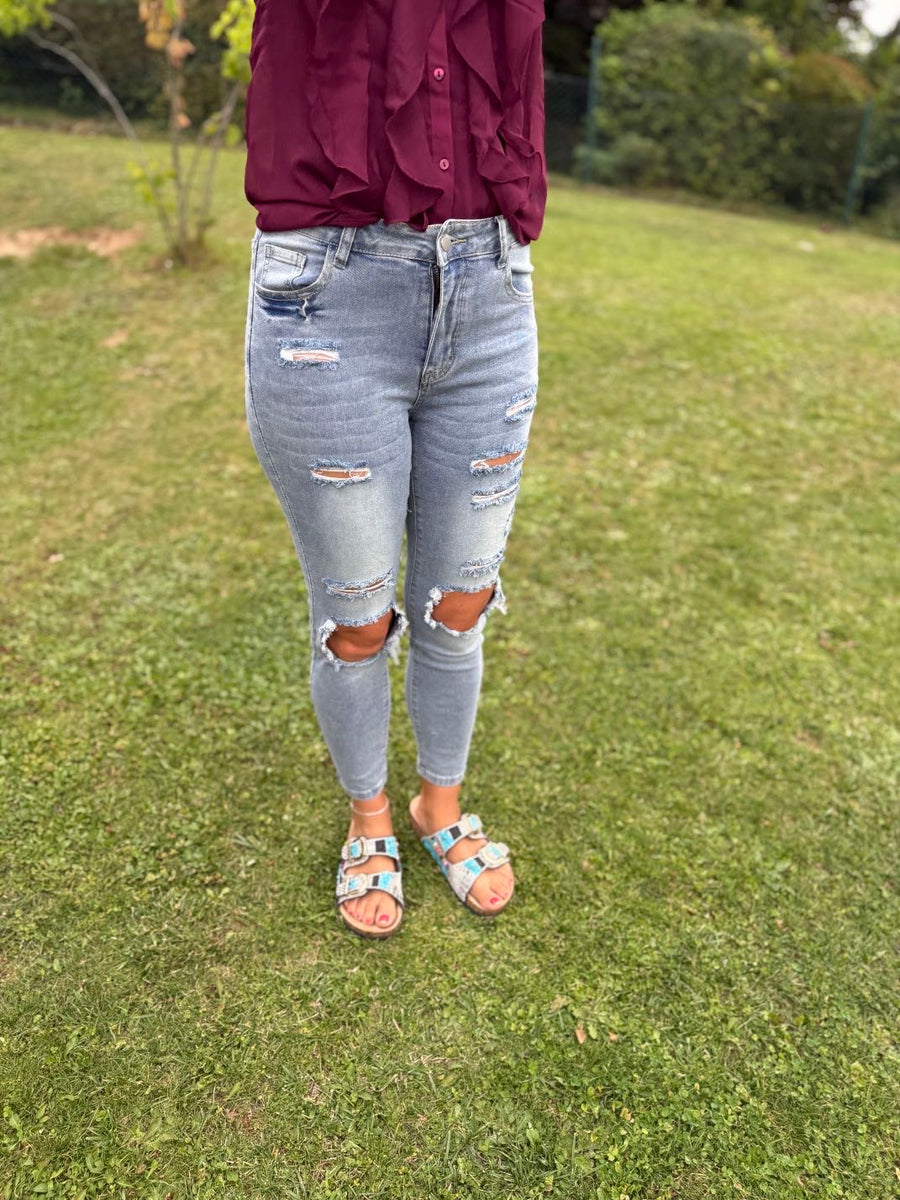 Jeans destroyed