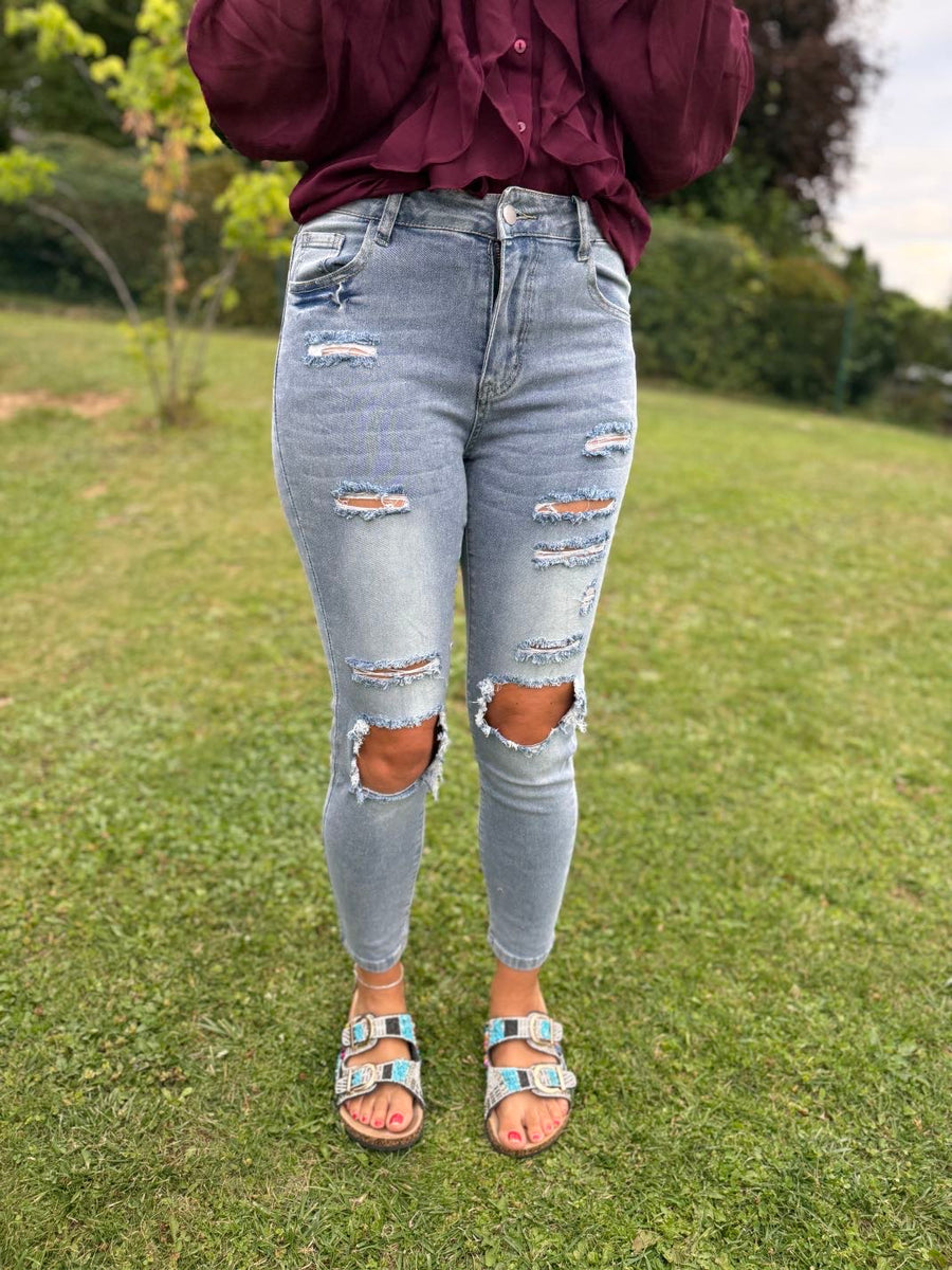 Jeans destroyed