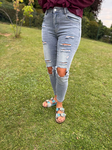 Jeans destroyed