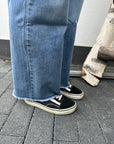 Wide Leg Jeans in Mittelblau