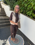 feine Hose in braun