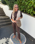 feine Hose in braun