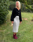Cardigan mit dicken Knöpfen