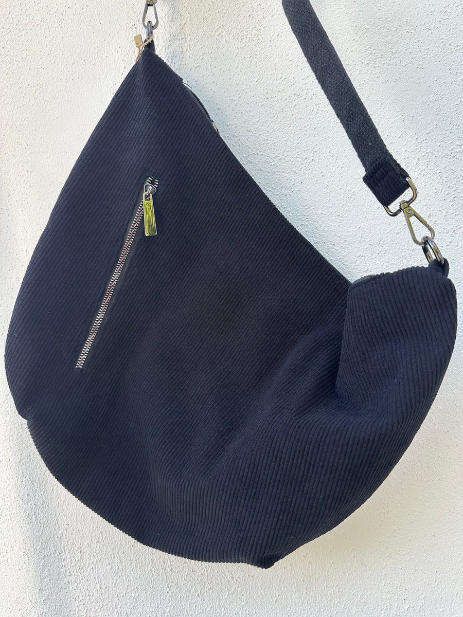 Große Bananen-Tasche in Cord