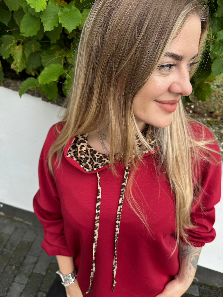 Sweater mit Leo-Details in Banu-Qualität XS-XL