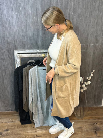 Langer Kuschel Cardigan