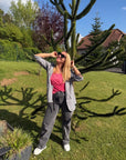 Graue Baggy Jeans Y3360