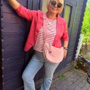 Cropped Flare Jeans – Light Wash T6010