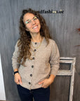 Strickjacke in Beige