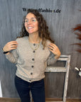 Strickjacke in Beige