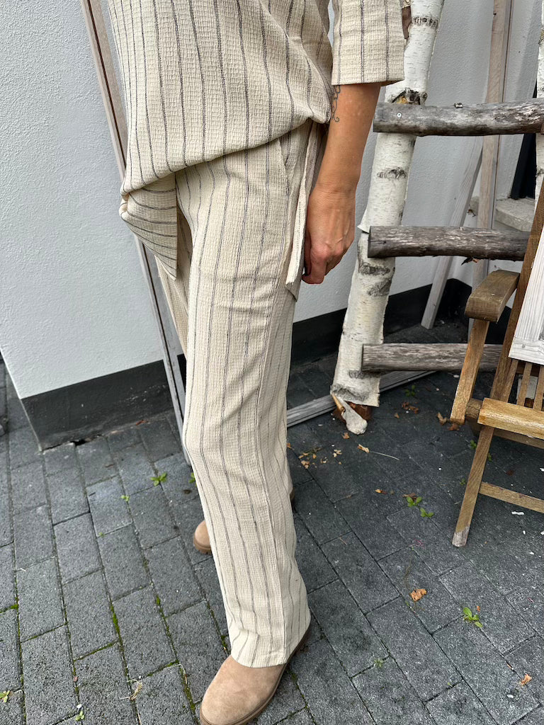 Leichte Nadelstreifen Culotte