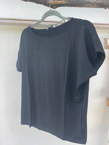 Basic Shirt in Schwarz