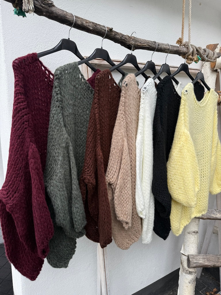 Grobstrickpullover