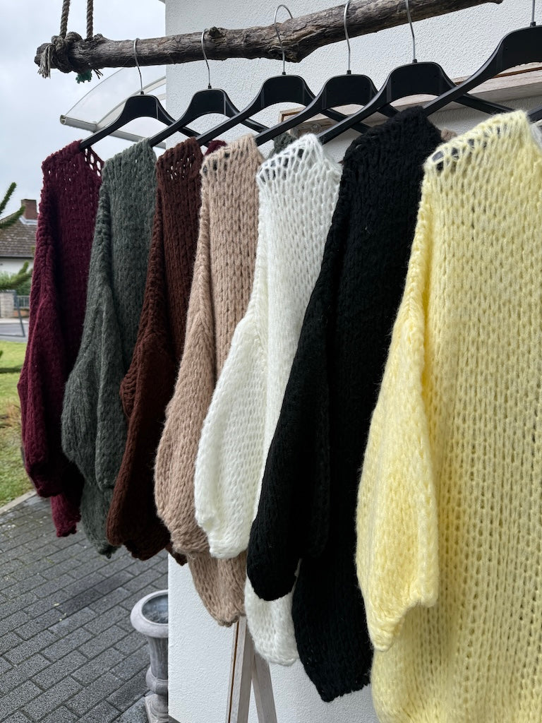 Grobstrickpullover