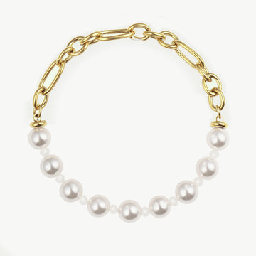 Armband gold Perlen