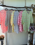 Musselinbluse mit Herzchen