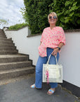 Musselinbluse mit Herzchen