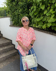 Musselinbluse mit Herzchen