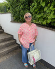 Musselinbluse mit Herzchen