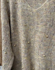 Perlen Pullover Gr. XS-XL
