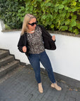 Pulli und Cardigan in einem Teil - LEO
