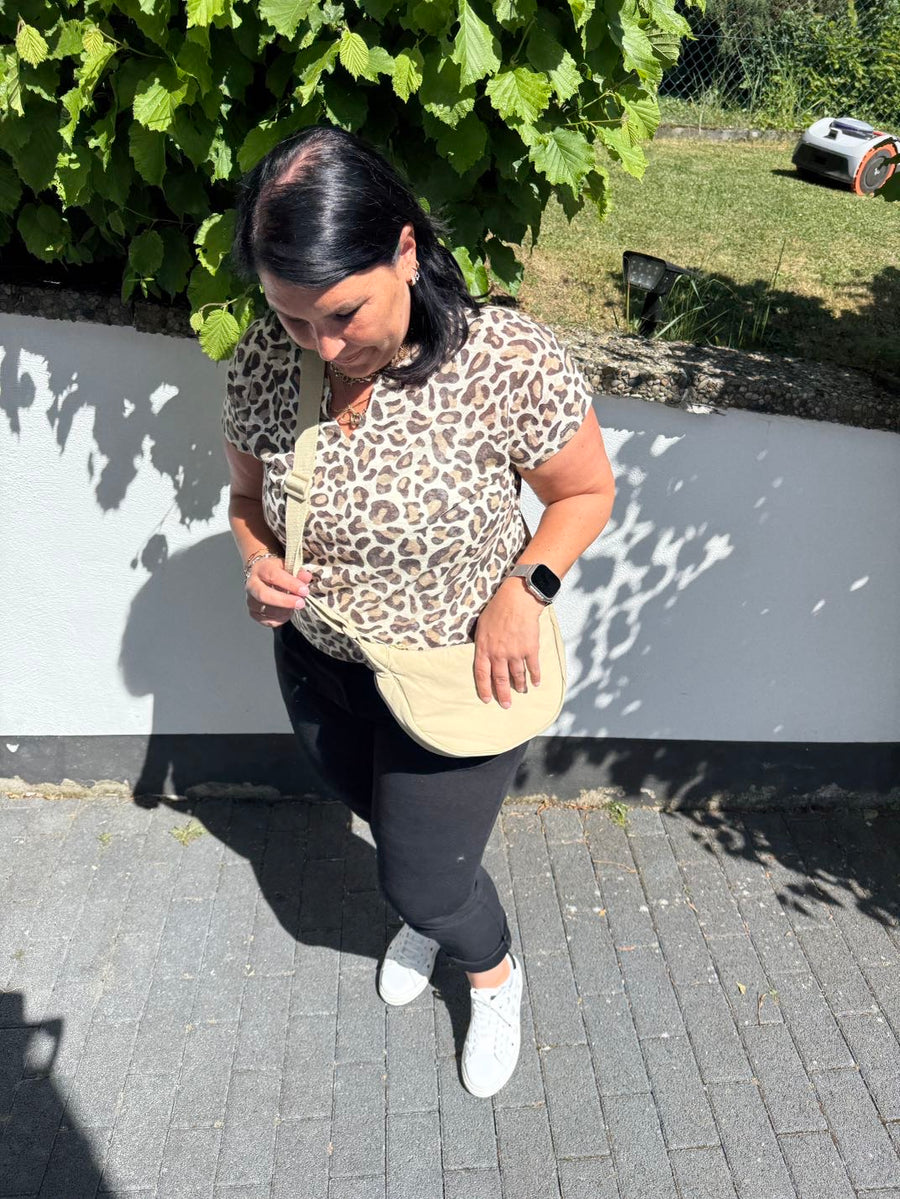 Blusenshirt mit tierischem Print