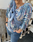 Leichte Bluse mit Paisley-Muster