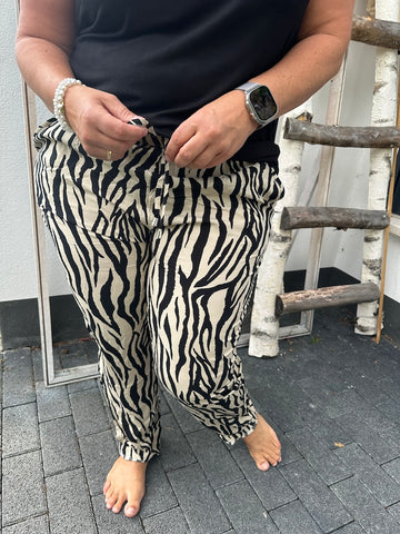 Culotte mit Zebra Print Plus Size