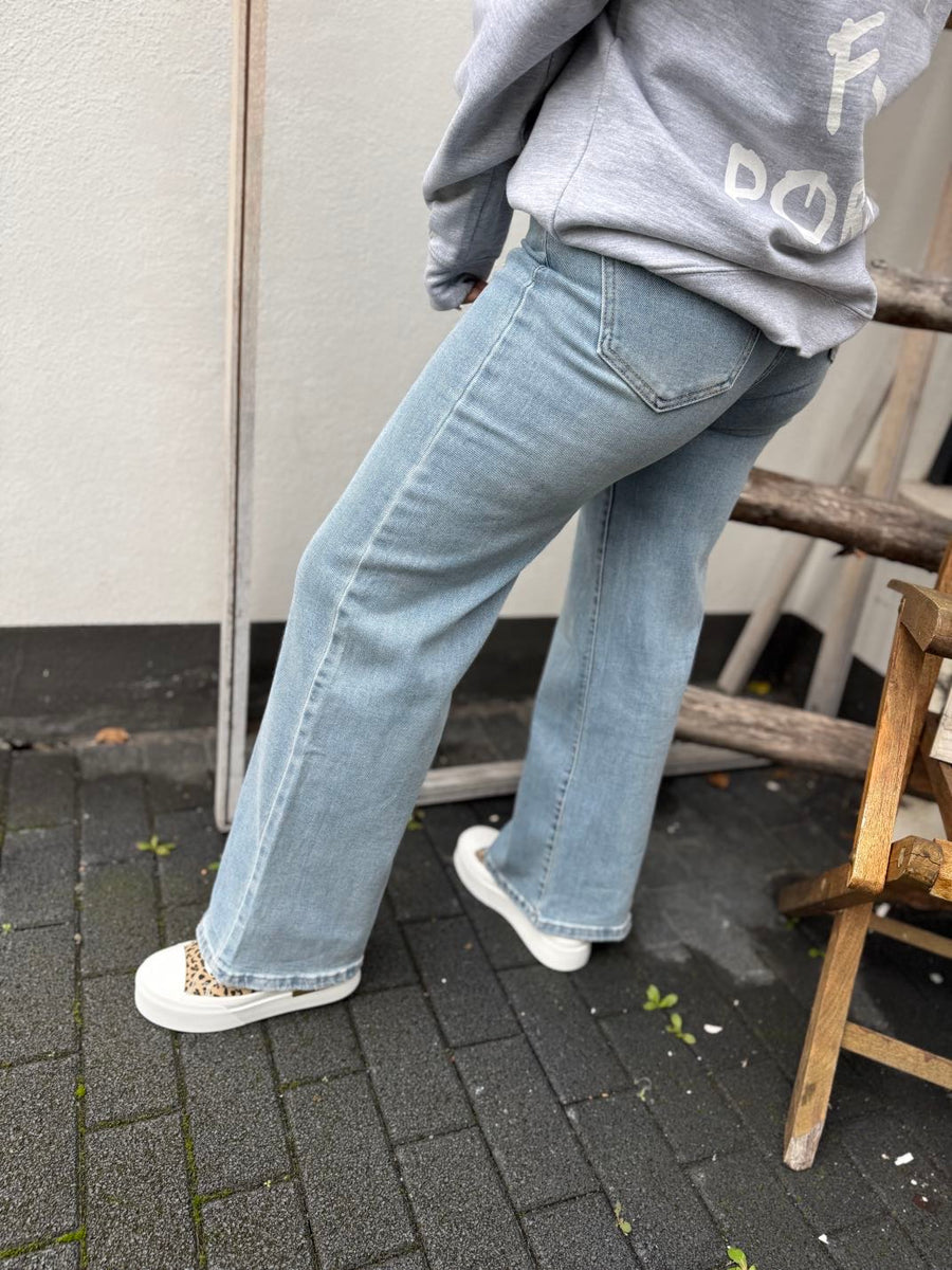 T33 Jeans high waist weites Bein (wide leg)