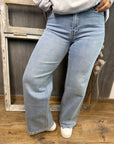 T33 Jeans high waist weites Bein (wide leg)