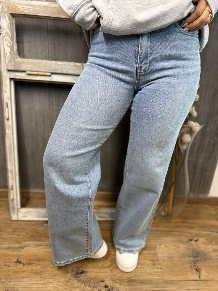T33 Jeans high waist weites Bein (wide leg)