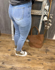 T25 Jeans high waist enges Bein