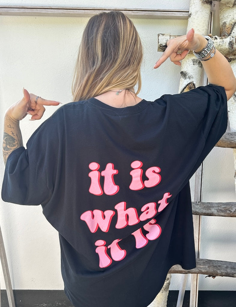 It is what it is Oversize-Shirt