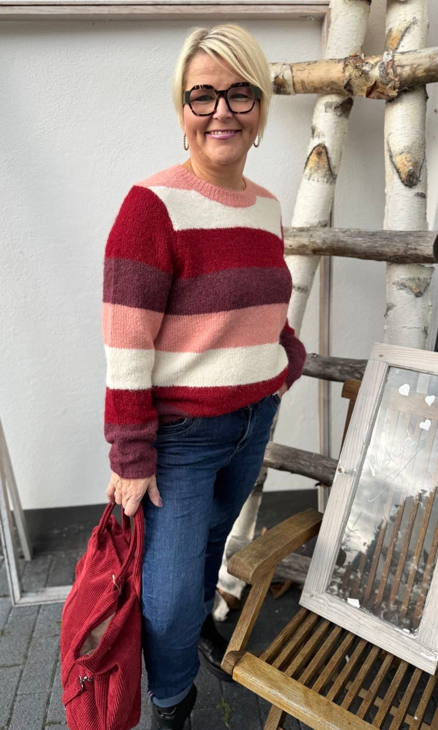 Baggy Fit Jeans mit Glitzerknopf PLUS SIZE