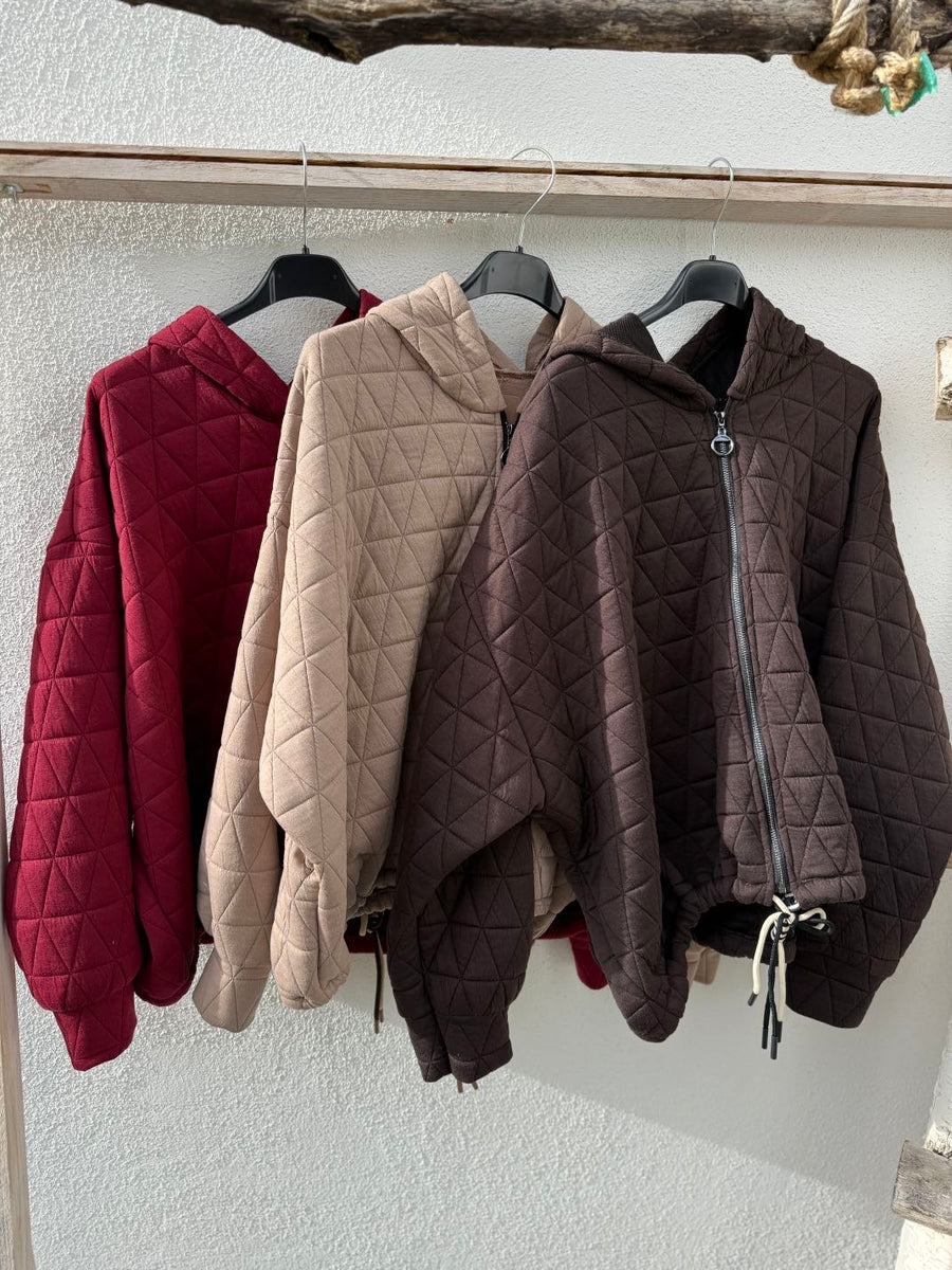 Steppjacke in coolem Bomberjackenverschnitt