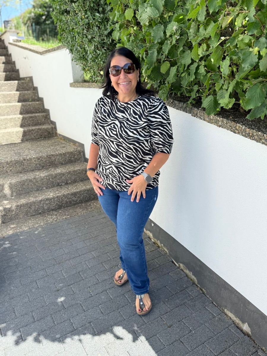 Plus Size Jeans in verkürzter Länge
