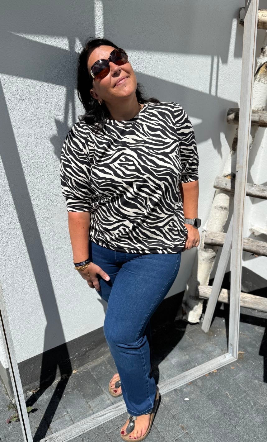 Plus Size Jeans in verkürzter Länge
