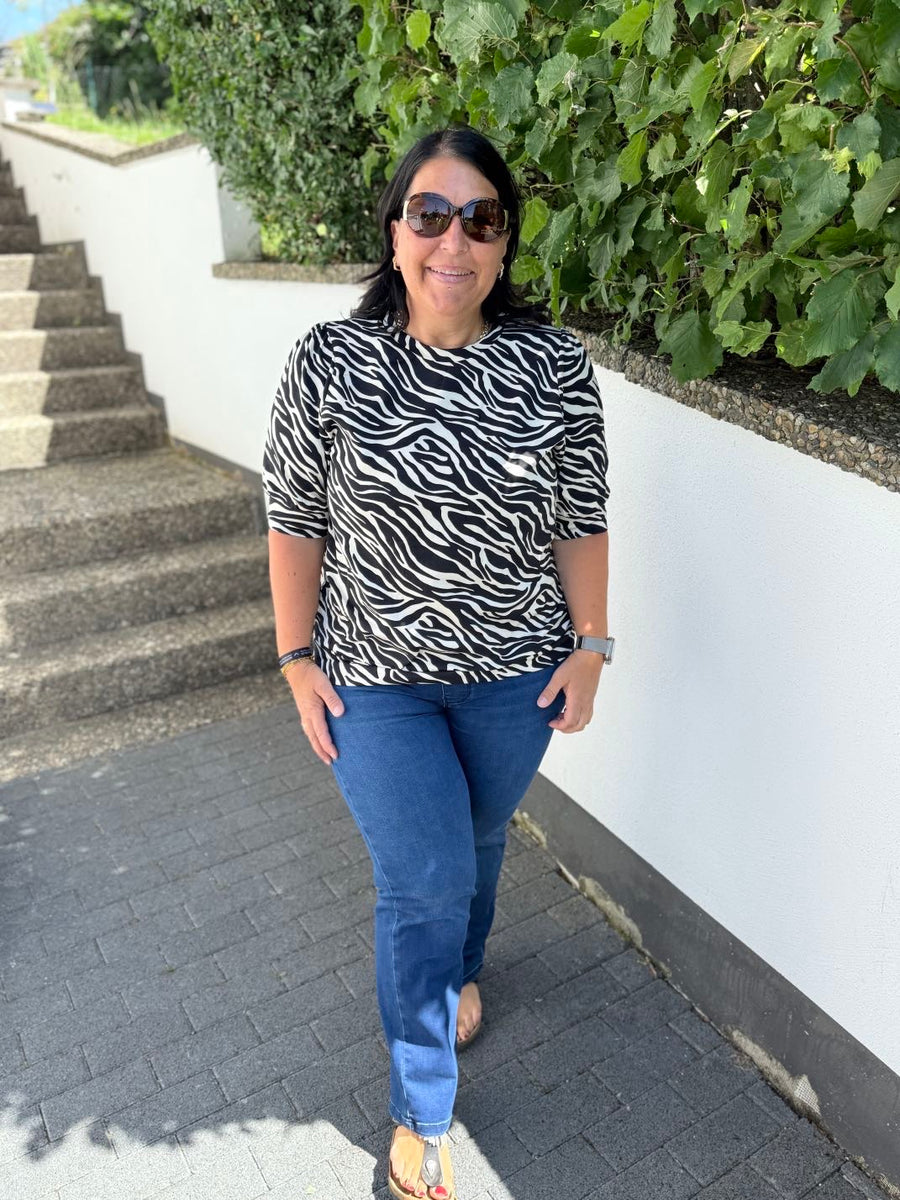 Plus Size Jeans in verkürzter Länge