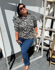 Plus Size Jeans in verkürzter Länge