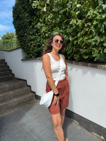 Shorts aus Viskose